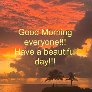 Sending to Everyone positive vibes to brighten up Your day!Have a great one!💛✨